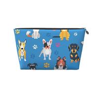 Lindo patrón de Perro Labrador, Bolsa de artículos de tocador Bolsa de Maquillaje Bolsa de cosméticos Bolsa de artículos de tocador de Viaje portátil
