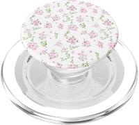 Lindo patrón floral rosa flores femeninas estética PopSockets PopGrip para MagSafe