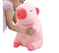 Lindo peluche de capibara, animal de peluche de capibara - Juguete Respirador Relajante con Música y Luz - Breathing Sleep Buddy con respiración rítmica ajustable, calmante para dormir, peluche