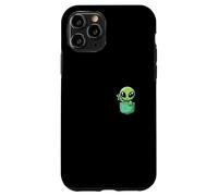 Lindo Pequeño Alien En Bolsillo Universo UFO Bebé Monstruo Carcasa para iPhone 11 Pro