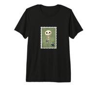 Lindo pequeño Esqueleto Que ama Leer Camiseta Premium