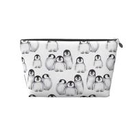 Lindo pequeño pingüino en Invierno, Bolsa de artículos de tocador Bolsa de Maquillaje Bolsa de cosméticos Bolsa de artículos de tocador de Viaje portátil