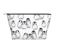 Lindo pequeño pingüino en Invierno, Bolsa de artículos de tocador Bolsa de Maquillaje Bolsa de cosméticos Bolsa de artículos de tocador de Viaje portátil