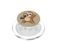 Lindo Perezoso Karaoke Cantante De Dibujos Animados PopSockets PopGrip para MagSafe