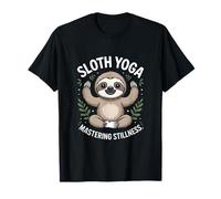 Lindo Perezoso Yoga Dominar la meditación de quietud Camiseta