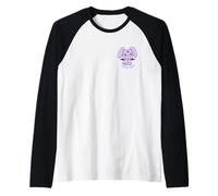 Lindo pero maldito conejito gótico pastel kawaii espeluznante lindo Camiseta Manga Raglan
