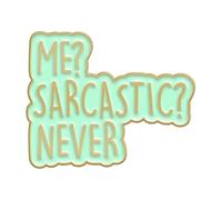 Lindo Pero Psicópata Esmalte Pin: "No Más Drama - ¿Es Viernes Todavía Stu?" Broche Para Collar Citas Divertidas, Normal, Metal no precioso