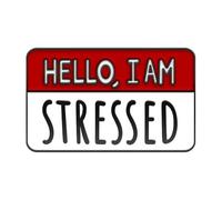 Lindo Pero Psycho Esmalte Pin: "No Más Drama - ¿Es Viernes? ¿Todavía Stu?" Broches Para Collar