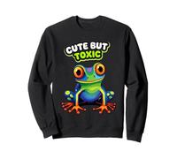 Lindo Pero Tóxico Divertido Poison Dart Frog Meme Sudadera