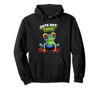 Lindo Pero Tóxico Divertido Poison Dart Frog Meme Sudadera con Capucha