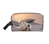 Lindo Perrito Jack Russell Terrier, Bolsa de Maquillaje Bolsa de cosméticos Bolsa de artículos de tocador de Viaje portátil Organizador de Bolsa de Maquillaje
