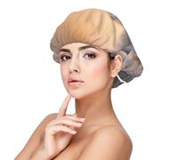 Lindo perrito Jack Russell Terrier,Gorro de dormir de satén para adultos - Gorro de dormir elástico para mujer, cubrecabello nocturno