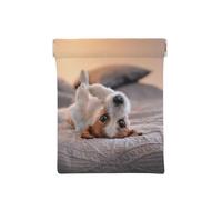 Lindo Perrito Jack Russell Terrier, Squeeze Top Wallet Bolsa de Almacenamiento para Mujer Monedero pequeño Bolsa de Cambio