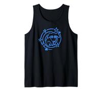 Lindo perro callejero de los años 90 del Y2K con cola estrellada Camiseta sin Mangas