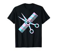 Lindo perro Catro Groomer Colorido Pata impresión Camiseta