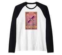Lindo perro Catro Groomer Colorido Pata impresión Camiseta Manga Raglan