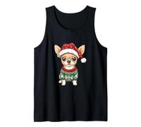 Lindo Perro Chihuahua de Navidad | Vacaciones de Navidad Camiseta sin Mangas