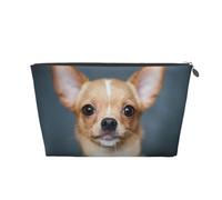 Lindo Perro Chihuahua Divertido, Bolsa de artículos de tocador Bolsa de Maquillaje Bolsa de cosméticos Bolsa de artículos de tocador de Viaje portátil