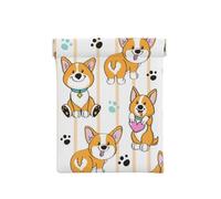 Lindo Perro Corgi en una Raya, Squeeze Top Wallet Bolsa de Almacenamiento para Mujer Monedero pequeño Bolsa de Cambio