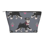 Lindo Perro de Animal Schnauzer, Bolsa de artículos de tocador Bolsa de Maquillaje Bolsa de cosméticos Bolsa de artículos de tocador de Viaje portátil