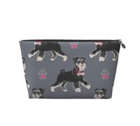 Lindo Perro de Animal Schnauzer, Bolsa de artículos de tocador Bolsa de Maquillaje Bolsa de cosméticos Bolsa de artículos de tocador de Viaje portátil