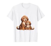 Lindo Perro de montaña bernés y Cachorro Arte canino Camiseta