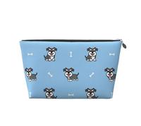 Lindo Perro de patrón Animal Schnauzer, Bolsa de artículos de tocador Bolsa de Maquillaje Bolsa de cosméticos Bolsa de artículos de tocador de Viaje portátil