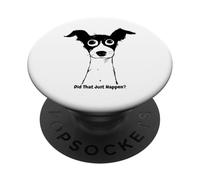 Lindo Perro Divertido ¿Eso Acaba de suceder? Memes Humorísticos de Perros PopSockets PopGrip Adhesivo