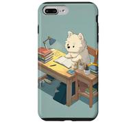 Lindo Perro estudiando a Maestros y Estudiantes de Regreso a la Escuela Carcasa para iPhone 7 Plus/8 Plus