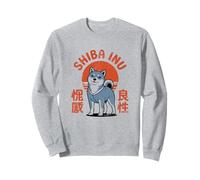 Lindo perro japonés Shiba Inu estilo kawaii Sudadera