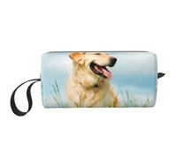 Lindo Perro Labrador Impreso, Bolsa de Maquillaje Bolsa de cosméticos Bolsa de artículos de tocador de Viaje portátil Bolsa de Maquillaje