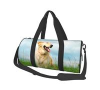 Lindo Perro Labrador Impreso, Bolsa de Viaje de Gran Capacidad, Bolso Redondo, Bolsa de Viaje Deportiva, Bolsa de Mano, Bolsa de Fitness