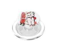 Lindo Perro maltés Pura Lealtad dueño de Mascota PopSockets PopGrip para MagSafe
