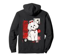 Lindo Perro maltés Pura Lealtad dueño de Mascota Sudadera con Capucha