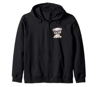 Lindo Perro Pug Cachorro Cachorros para niños niños Sudadera con Capucha