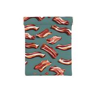 Lindo perro pug negro escala estándar-2_00x monedero impreso monedero, organizador de monedas, soporte de cambio, cartera de viaje pequeña, para monedas, cambio, auriculares, Patrón de tocino