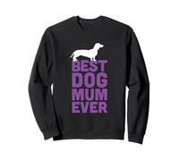 Lindo perro salchicha / amante de los perros salchicha, la mejor mamá del perro Sudadera
