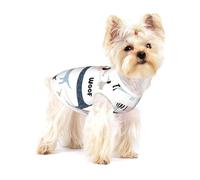 Lindo Perro Salchicha Azul Marino,Camiseta de algodón sin Mangas para Mascotas, Chaleco Transpirable, Suave y elástico para Cachorros,M