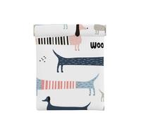 Lindo Perro Salchicha Azul Marino, Squeeze Top Wallet Bolsa de Almacenamiento para Mujer Monedero pequeño Bolsa de Cambio