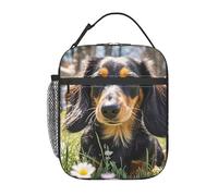 Lindo Perro Salchichas Bolsa Isotermica Reutilizable Bolsas Nevera Portátil Bolsa Termica Para Trabajo Aire Libre Picnic