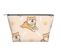 Lindo Perro Shiba inu, Bolsa de artículos de tocador Bolsa de Maquillaje Bolsa de cosméticos Bolsa de artículos de tocador de Viaje portátil
