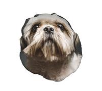 Lindo perro Shih Tzu Gorro de ducha, gorro de dormir, gorro de baño elástico impermeable de doble capa, gorro de baño reutilizable