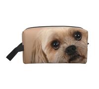 Lindo Perro Shitzu, Bolsa de Maquillaje Bolsa de cosméticos Bolsa de artículos de tocador de Viaje portátil Organizador de Bolsa de Maquillaje