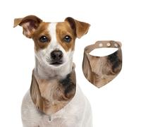 Lindo Perro Shitzu,Pañuelos de algodón para Perros, Bufandas Ajustables para Mascotas,M