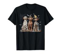 Lindo Perro Vizsla Vestido Fantasma Divertido Halloween Camiseta