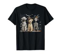 Lindo Perro Yorkshire Vestido Fantasma Divertido Halloween Camiseta