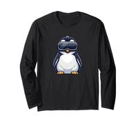 Lindo Personaje de Dibujos Animados de pingüino VR Gamer Manga Larga