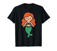 Lindo Personaje de fantasía del océano Sirena - Princesa mítica del mar Camiseta