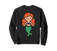 Lindo Personaje de fantasía del océano Sirena - Princesa mítica del mar Sudadera