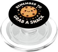 Lindo Personaje de Galletas Remember To Grab A Snack PopSockets PopGrip para MagSafe